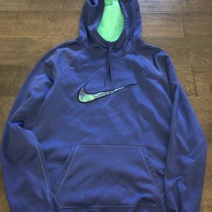Purple Nike Hoodie w Thumbholes